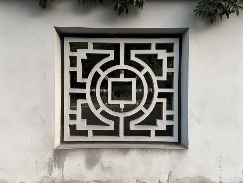 中国传统的水泥墙面花纹橱窗背景,高清,摄影图,摄影图片,图片大全,摄影图免费下载